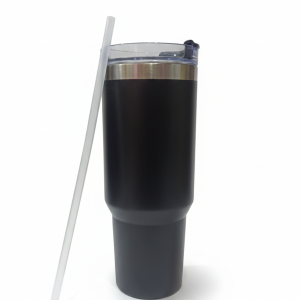 Premium Stainless Steel Insulated Travel Tumbler with Straw – Leakproof Double Wall Vacuum Mug | Hot & Cold Drink Thermal Cup for Travel, Office & Car