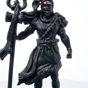 Mahadev Black Finish Statue with Trishul – Premium Decorative Idol for Home & Office